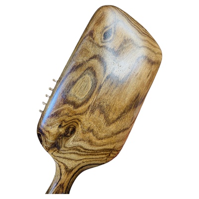 紫光檀曲面羊角按摩梳全身通用肝胆瘦绿檀经络刷头肩颈腹部揉肚子