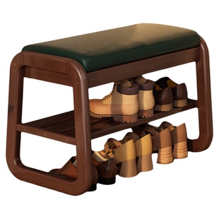 实木鞋架入户门简易防尘可坐鞋柜家用门口室内鞋子收纳架子换鞋凳