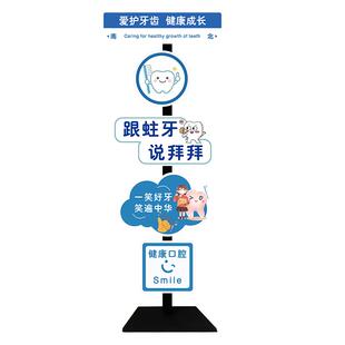 口腔诊所墙面装饰挂画牙科医院门诊室文化墙贴纸网红路牌宣传摆件