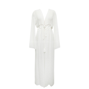 海岛度假波西米亚海滩防晒衣比基尼泳衣罩衫镂空外套沙滩开衫外搭