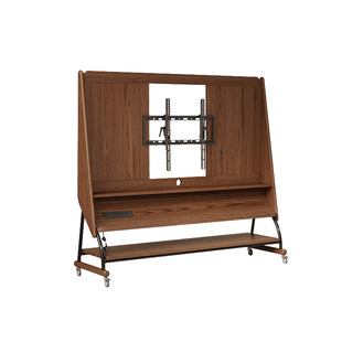 形影家具实木可移动电视机柜客厅家用小户型落地中古风电视支架