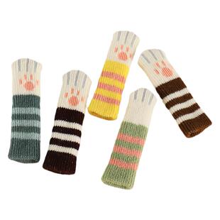 门把手保护套冬季单元门入户门防撞碰卧室门拉手套针织加厚防护套