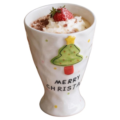 泽滕家高脚杯子圣诞风ins风餐具