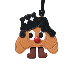 fingerstudio指作 艺术家联名牛角包包配饰高级手工真皮lv挂件