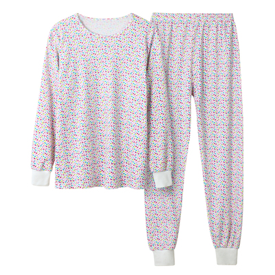 全棉女士长袖老式秋衣秋裤