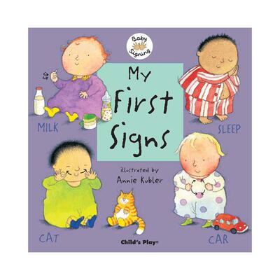 【预售】英文原版 My First Signs 美国手语