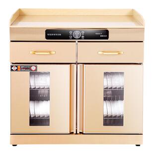 巧步商用家用餐饮饭店餐具包厢大容量配餐边柜保洁柜茶水碗消毒柜