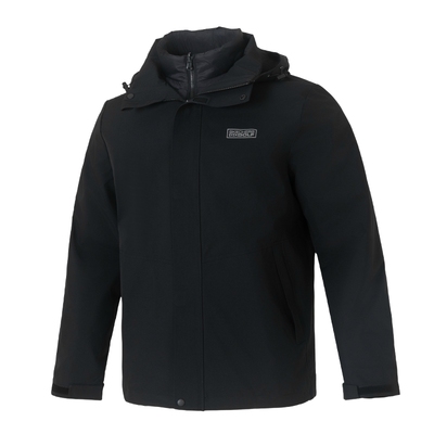 斯凯奇三合一羽绒内胆夹克男2025冬季新款保暖运动服连帽宽松外套