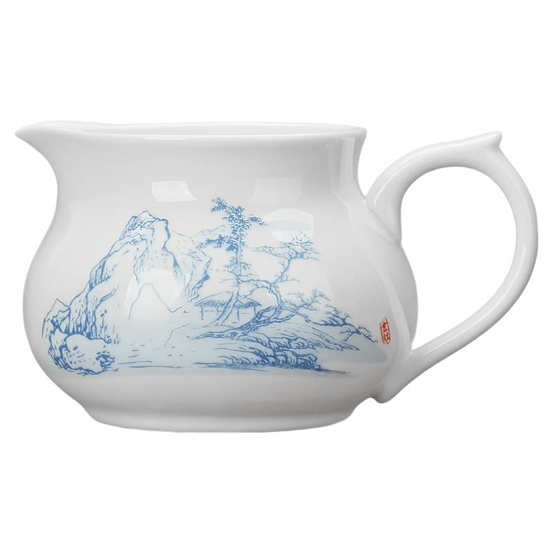 金灶KP-75B公道杯青花陶瓷茶海