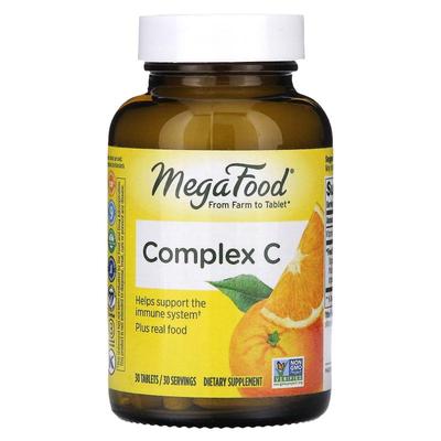 MegaFood,Complex C, 30 Tablets