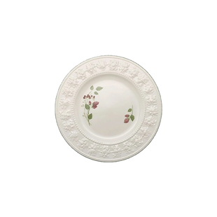 WEDGWOOD威基伍德 欢愉假日树莓欧式陶瓷20cm 27cm中餐西餐盘家用