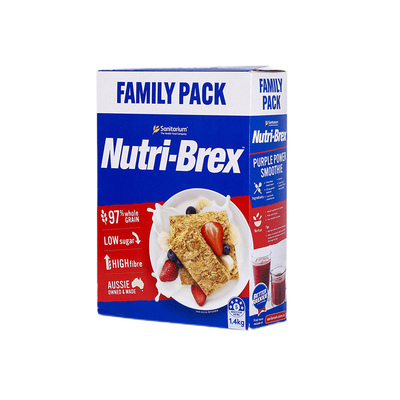 欣善怡麦片块1.4kg进口大包装