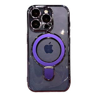 磁吸支架适用苹果17promax手机壳2025新款iPhone14pro软硅胶15透明高级感16plus镜头膜13全包防摔17Air保护套