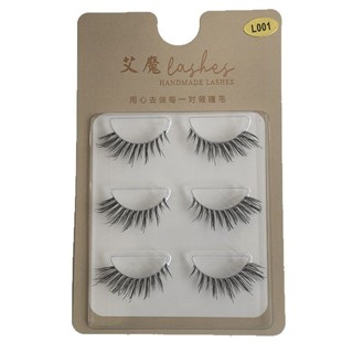 冰美人Tyla辣妹风狐系斜飞浓密仿真轻欧美透明梗假睫毛一片式新手