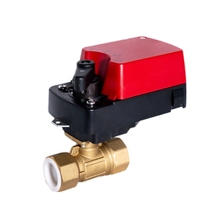 电动球阀 模拟量电动水阀执行器 二通三通24V调节开关球阀执行器