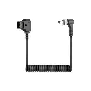 D-TAP转DC5525带锁弯头线转接线适用于爱图仕60D/X80C监视器供电连接线转接头D-TAP转接线摄像机供电线小方头