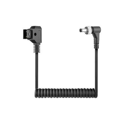 D-TAP转DC5525带锁弯头线转接线适用于爱图仕60D/X80C监视器供电连接线转接头D-TAP转接线摄像机供电线小方头