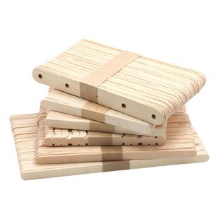 彩色雪糕棒 棒冰棍木条房子模型冰棒棍冰淇淋棒幼儿园DIY手工材料