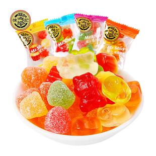 徐福记橡皮糖q糖果汁软糖水果味休闲解馋儿童零食年货节结婚批发
