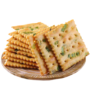 香葱苏打饼干整箱早餐咸味梳打饼糕点无糖精代餐饱腹休闲零食小吃