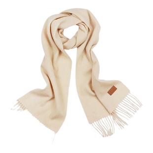 ELLE100%山羊绒围巾女士秋冬季时尚保暖大牌高级感水波纹围脖礼盒