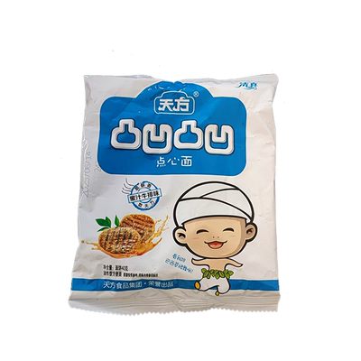 清真天方凸凹凸凹点心面方便面蜜汁牛排孜然羊排干吃脆面整箱