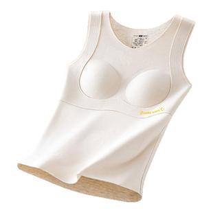 少女保暖背心女童内搭冬初中生内衣德绒加绒发热发育期文胸带胸垫