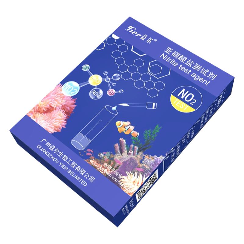 益尔鱼缸水质测试剂NO2氨氮NO3铜Cu海缸PO4钙镁PH海水KH检测试剂