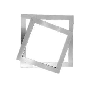 304不锈钢方板框平板框子镂空钢板激光切割加工抛光拉丝个性定制