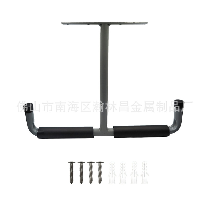 铁艺壁挂展示架天花板鱼竿自行车支架储物金属T型挂钩皮划艇滑板