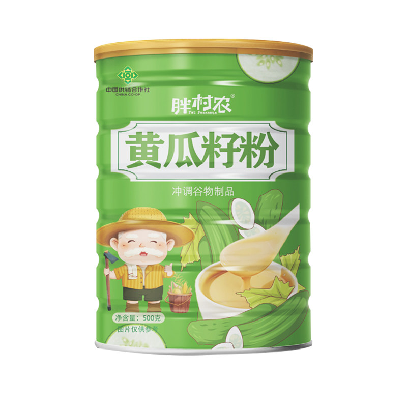 胖村农黄瓜籽粉旗舰店天然营养正品中老年健康老黄瓜籽纯黄瓜籽粉
