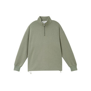 BODYDREAM370G重磅半拉链卫衣男立领刺绣外套休闲上衣/运动套装