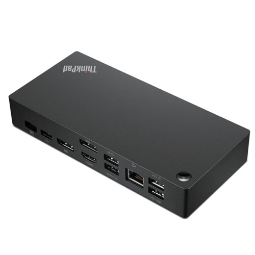 联想ThinkPad 第三代Type-C桌面扩展坞40AY0090CN 便携式坞站双4K