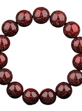 星玺印度小叶紫檀手串男士款爆满