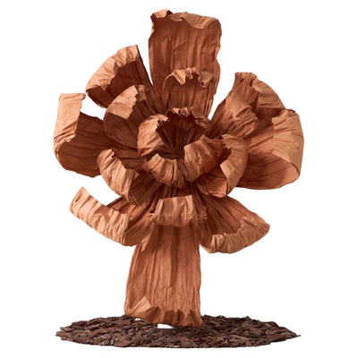 仿真花造景秋天服装店橱窗装饰场