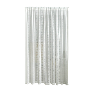 蕾丝门帘隔断帘隐私窗帘免打孔透光不透人卧室房间家用遮挡纱帘子