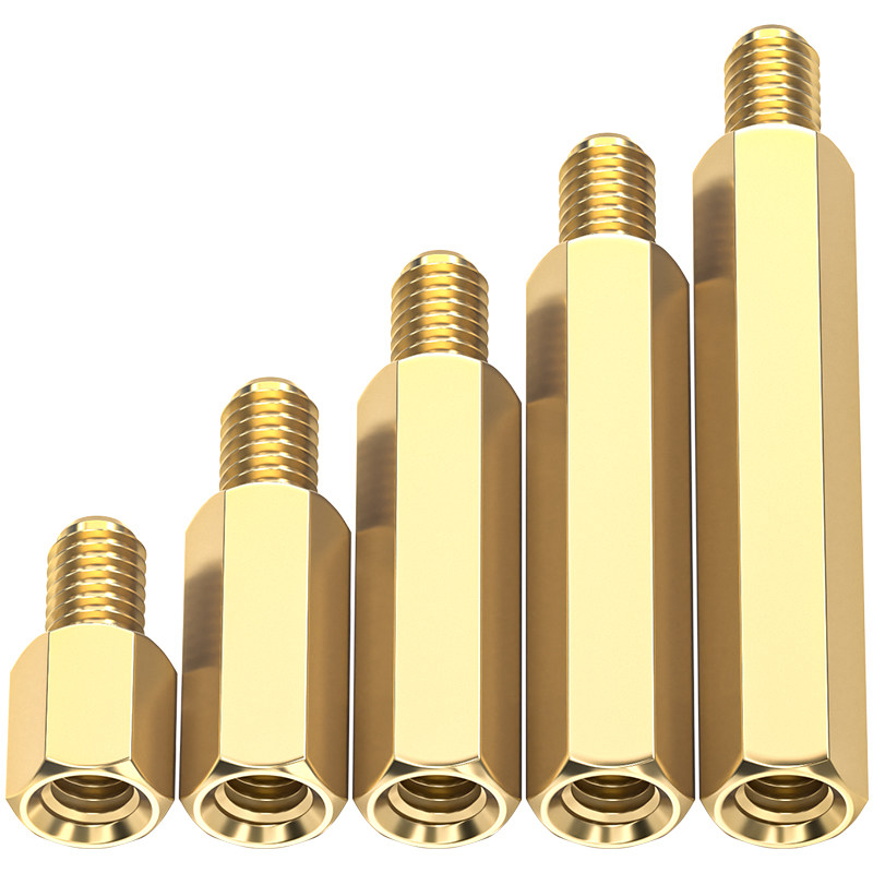 M2M2.5M3mm六角铜柱单头铜螺柱机箱主板螺丝柱隔离柱电路板接线柱