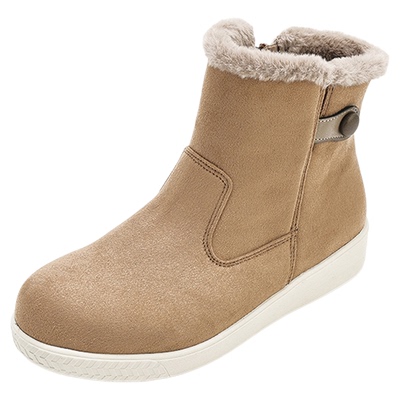 Pansy盼喜日本休闲侧拉链雪地靴