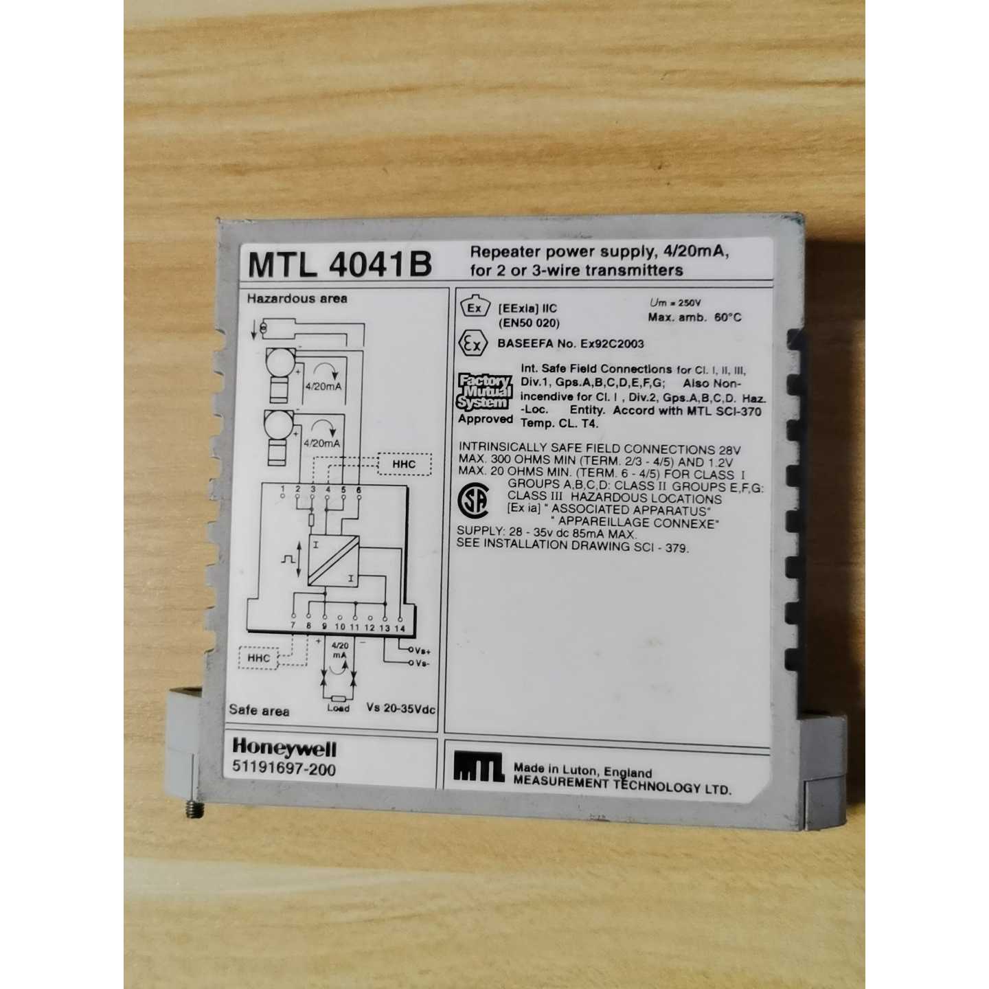 议价-英国MTL4041B安全栅