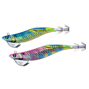 日本杜尔乐DUEL进口仿真木虾3号3.5号双重夜光紫外线鱿鱼路亚假饵