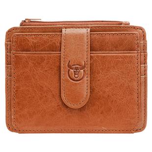 牛船长超薄小巧皮夹多卡位商务卡包男女牛皮卡套真皮驾驶证零钱包