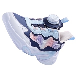 麋鹿361度童鞋女童运动鞋儿童跑步鞋秋冬季新款革面保暖小童鞋子