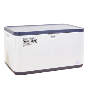 带锁收纳盒密码盒子带锁小箱子储物箱隐私可上锁家用保险箱大容量