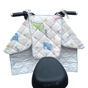 电动车防晒挡风被夏季薄款分体式防水遮阳防风罩电瓶摩托电车夏天