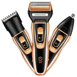 德国三合一剃须刀电动充电式刮胡子刀往复式须刨理发鼻毛器电推剪