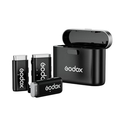 神牛一拖二无线夹领式降噪麦克风