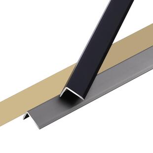 铝合金木地板收边条L型直角条金属瓷砖收口条7字包边压边条封边条