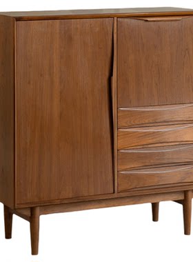 叕木中古复古vintage实木餐边柜