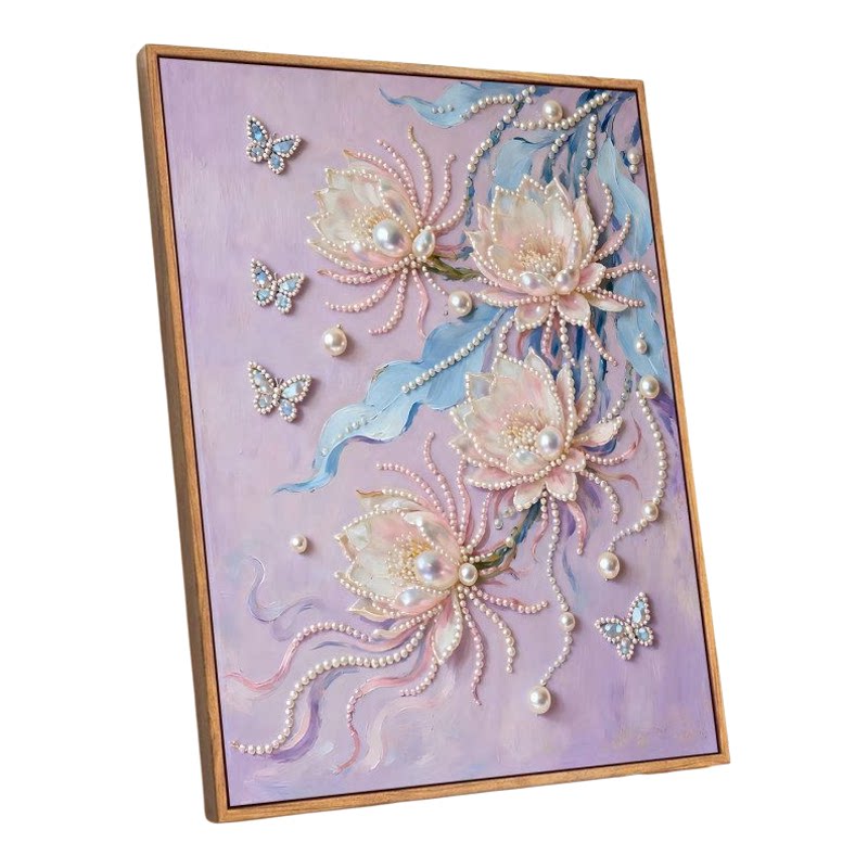 郁金香珍珠画带材料包diy