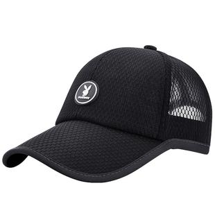 花花公子帽子鸭舌帽男夏款潮牌高端棒球帽防晒遮阳透气品牌太阳帽